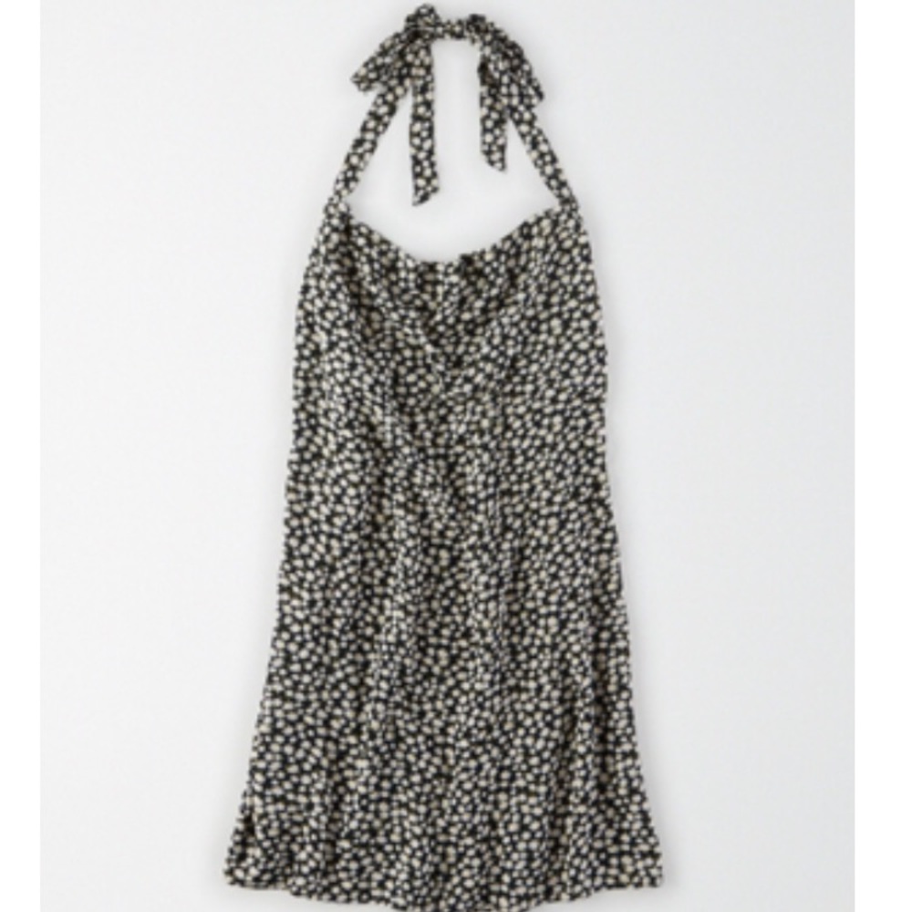 NWT AE Cowl Neck Halter Mini Dress - Size S